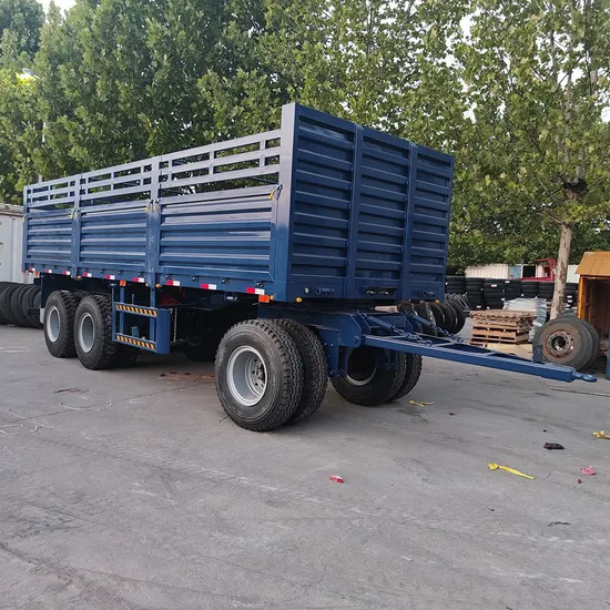 Deichselzaun-Ackerschlepper-Vollanhänger für den Madagaskar-Markt mit Fabrikpreis