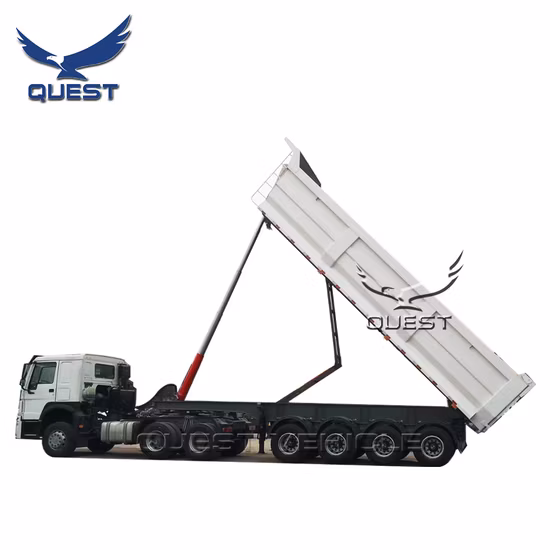 4-Achs-Kippanhänger/Kippanhänger/Kippanhänger/Schwerlast-LKW-Anhänger