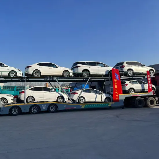 Fabrik direkt 14m 2 / 3 Achsen Autotransport LKW Anhänger 6 / 8/10 Autotransporter Sattelanhänger