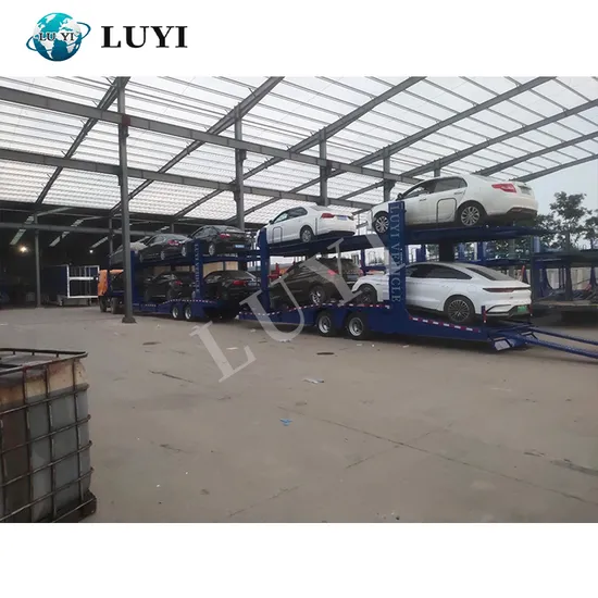 Bester Preis 10 Bit Autotransportanhänger Abschleppanhänger Made in China Bester hydraulischer Schlepper-LKW-Anhänger Shandong Doppeldecker-Autotransportanhänger zum Verkauf