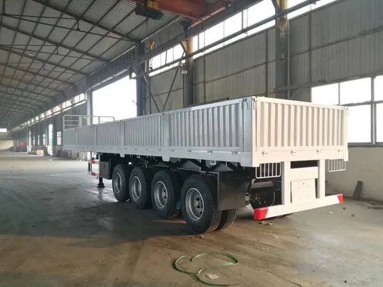 Bulk Side Boards/Drop Sides/Seitenwand/Bulk Cargo/Trockenfracht 3 Achsen Sattelauflieger LKW Sattelauflieger