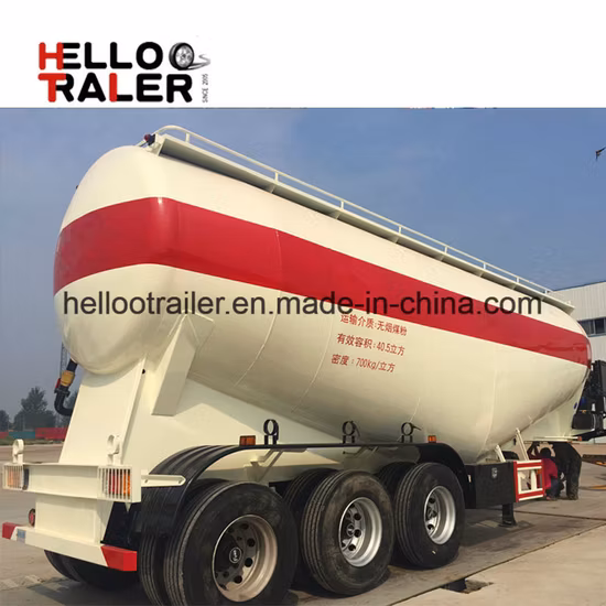 China Gute Qualität 40 Cbm 60t Schüttguttank Sattelanhänger