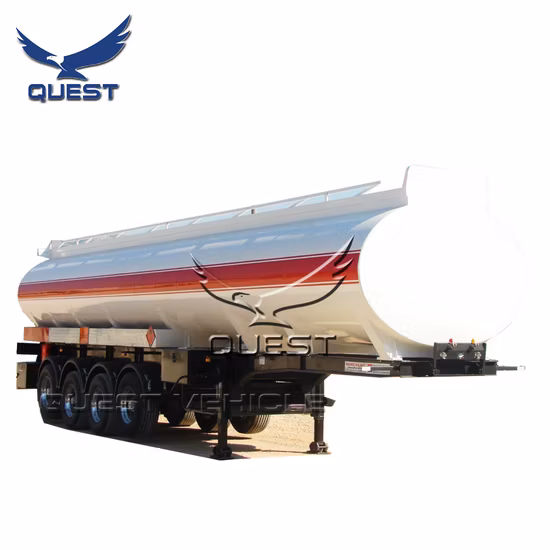 4 Achsen 30000/40000/50000/70000 Liter Öl/Kraftstoff/Diesel/Benzin/Rohöl/Wasser/Milch Transport Edelstahl Kohlenstoffstahl Tank/Tankwagen Sattelauflieger mit gutem Preis