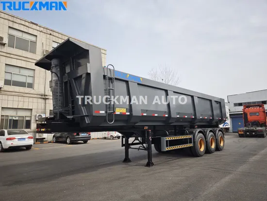 TRUCKMAN 3 Achsen 60 Tonnen Dump Semi Trailer für Schüttguttransport