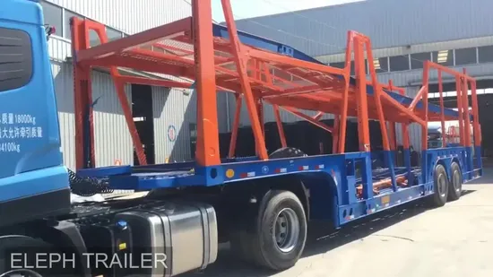 Eleph 2 3 Achsen Auto Autotransportanhänger Autotransportanhänger